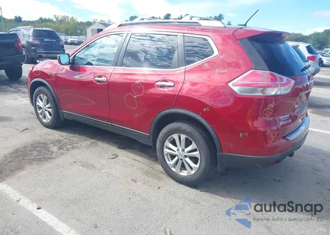 2016 Nissan Rogue Sv из США, поврежденный, VIN KNMAT2MVXGP699359